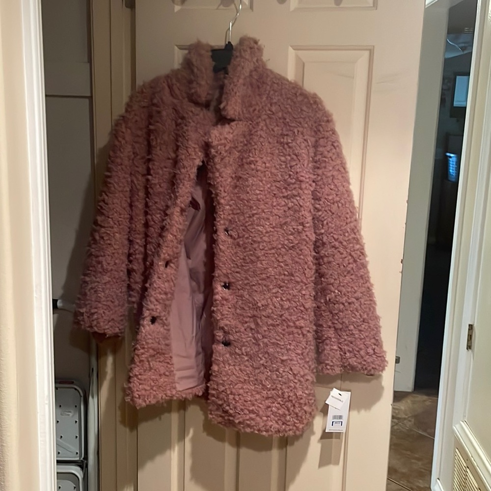 Puffy pink/purple jacket